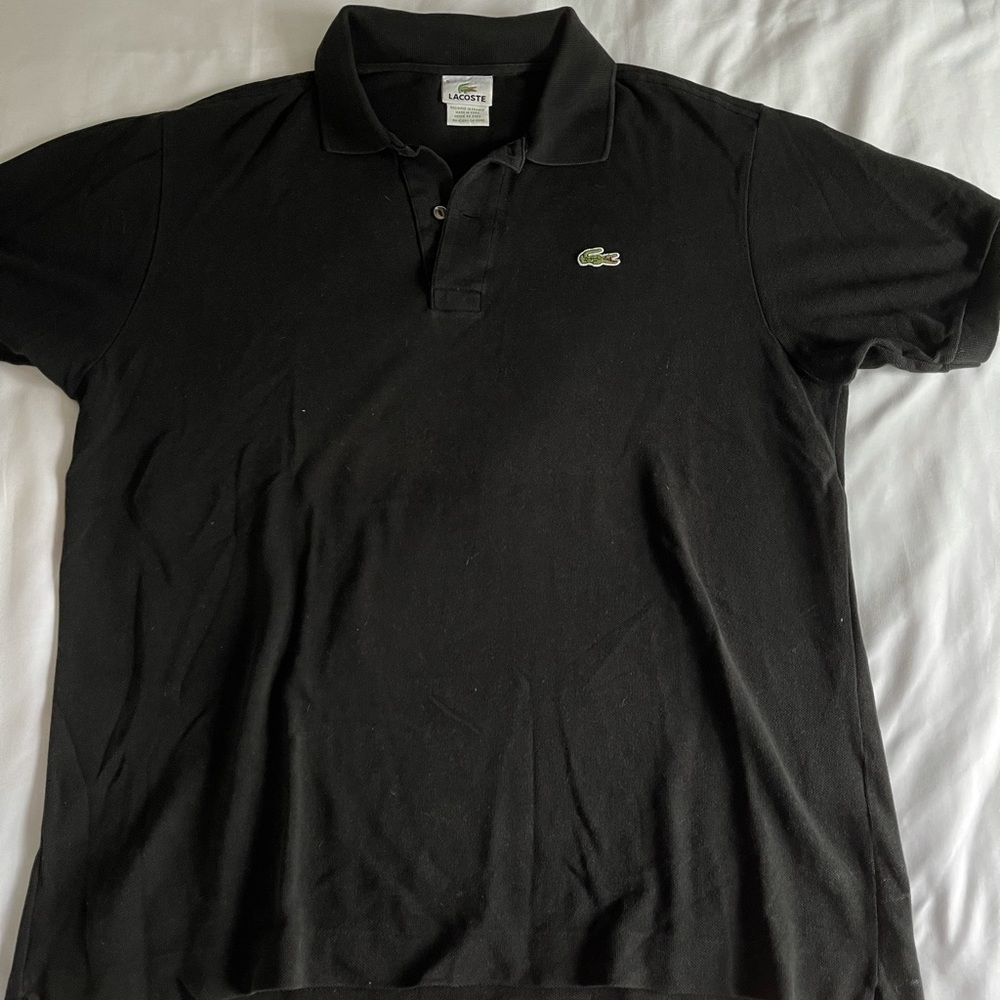 Men’s Lacoste Polo shirt black